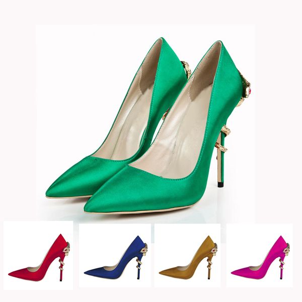 ladies fashion spring &autumn stiletto 10cm heels shoes women's pointed toe snake heels party shoes 6 colors 35-42, Black
ladies fashion spring &autumn stiletto 10cm heels shoes women's pointed toe snake heels party shoes 6 colors 35-42, Black