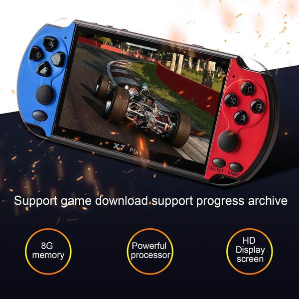 5.1" x7 plus portable handheld game players 8gb memory built in 1000 games mp5 controller double rocker
5.1" x7 plus portable handheld game players 8gb memory built in 1000 games mp5 controller double rocker