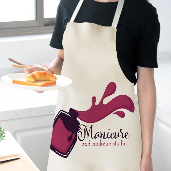 aprons 1pcs funny pinafore cleaning apron linen flower nail polish theme print kitchen dinner party cooking bib
aprons 1pcs funny pinafore cleaning apron linen flower nail polish theme print kitchen dinner party cooking bib