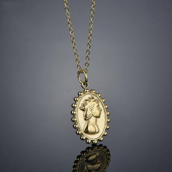 gold queen elizabeth disc stainless steel necklace coin medallion necklaces dainty portrait pendant for women, Silver
gold queen elizabeth disc stainless steel necklace coin medallion necklaces dainty portrait pendant for women, Silver