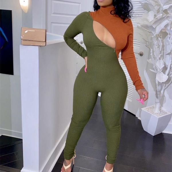 women's jumpsuits & rompers turtleneck skinny bodycon jumpsuit women long sleeve party night stretchy plus size club overalls, Black;white
women's jumpsuits & rompers turtleneck skinny bodycon jumpsuit women long sleeve party night stretchy plus size club overalls, Black;white