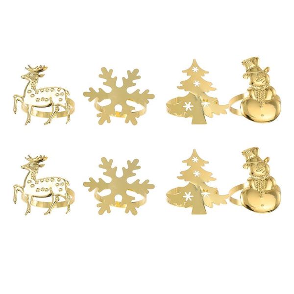 napkin rings 8pcs snowflake ring christmas decoration dinning table deer holder
napkin rings 8pcs snowflake ring christmas decoration dinning table deer holder