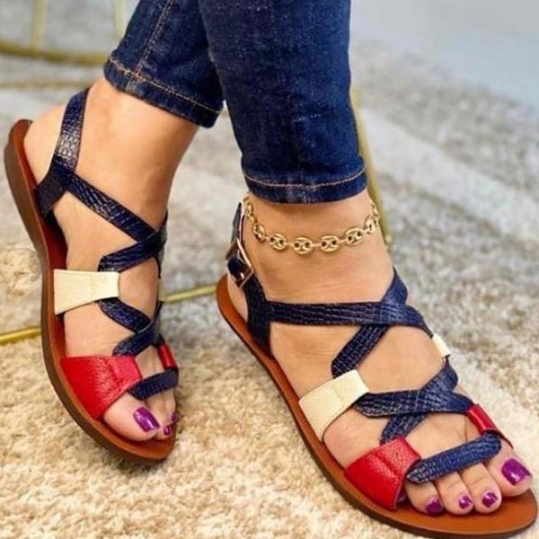sandals 2021 women hollow out summer mixed colors female cross tied fashion flat ladies comfort casual shoes plus size, Black
sandals 2021 women hollow out summer mixed colors female cross tied fashion flat ladies comfort casual shoes plus size, Black