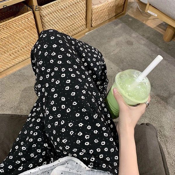 women's pants & capris casual women elegant loose floral trendy female wide leg retro korean style black all-match summer students brea, Black;white
women's pants & capris casual women elegant loose floral trendy female wide leg retro korean style black all-match summer students brea, Black;white