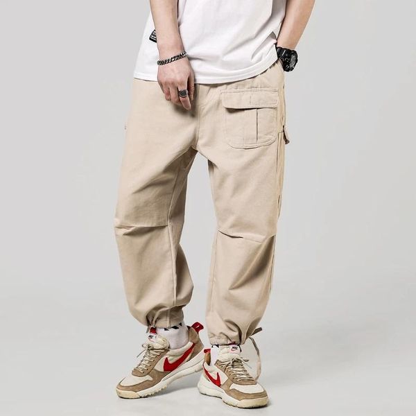 men's pants men hip hop cargo cotton loose baggy army trousers multi-pocket military tactical casual streetwear joggers, Black
men's pants men hip hop cargo cotton loose baggy army trousers multi-pocket military tactical casual streetwear joggers, Black