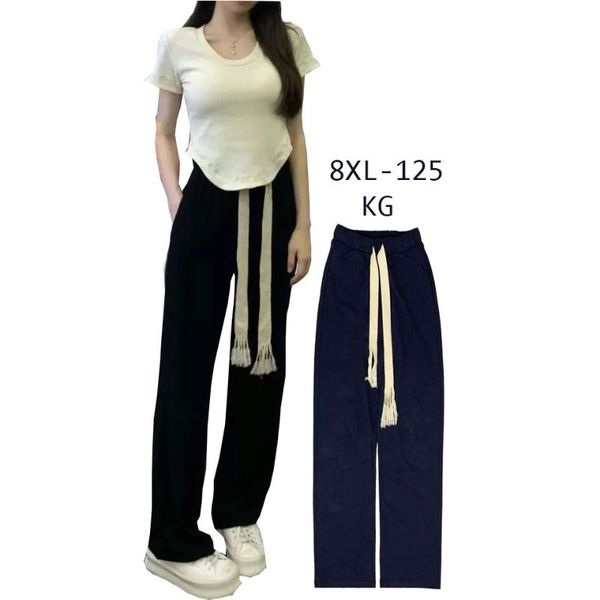 women's pants & capris spring autumn women balck high waist leisure trousers large size clothes elastic casual long -8xl, Black;white
women's pants & capris spring autumn women balck high waist leisure trousers large size clothes elastic casual long -8xl, Black;white