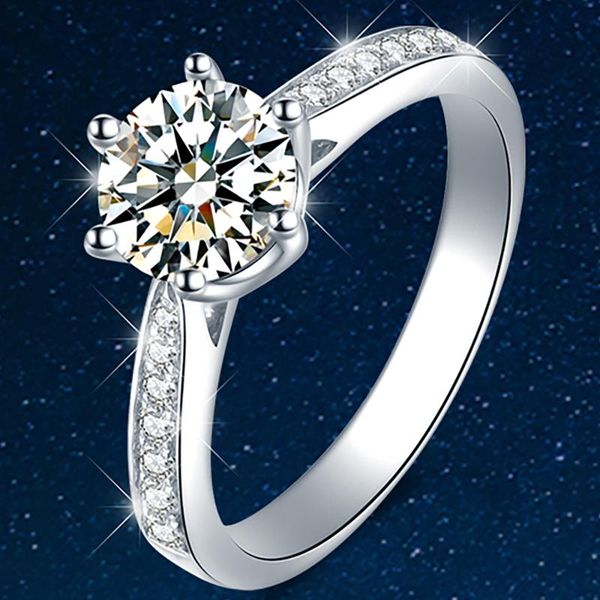 cluster rings 14k au585 white gold ring women wedding anniversary engagement party 6 claw round moissanite diamond elegant trendy classic, Golden;silver
cluster rings 14k au585 white gold ring women wedding anniversary engagement party 6 claw round moissanite diamond elegant trendy classic, Golden;silver