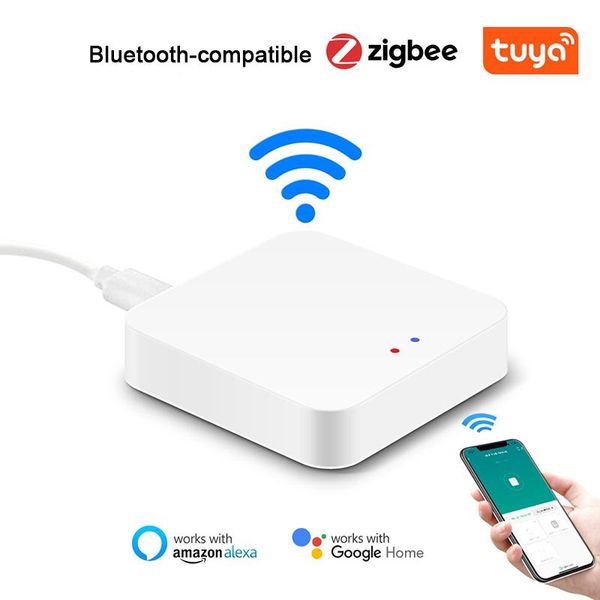 smart home control tuya multi-mode gateway zigbee bluetooth-compatible multi-protocol communication tuya/smart life app remote
smart home control tuya multi-mode gateway zigbee bluetooth-compatible multi-protocol communication tuya/smart life app remote