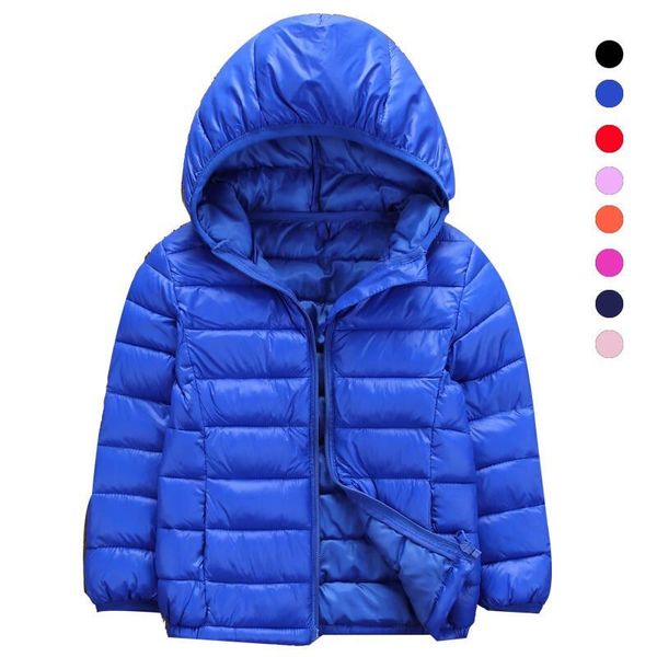 boys girls winter coat ultra light jackets for children jacket fashion solid hooded warm outerwear clothes, Blue;gray
boys girls winter coat ultra light jackets for children jacket fashion solid hooded warm outerwear clothes, Blue;gray
