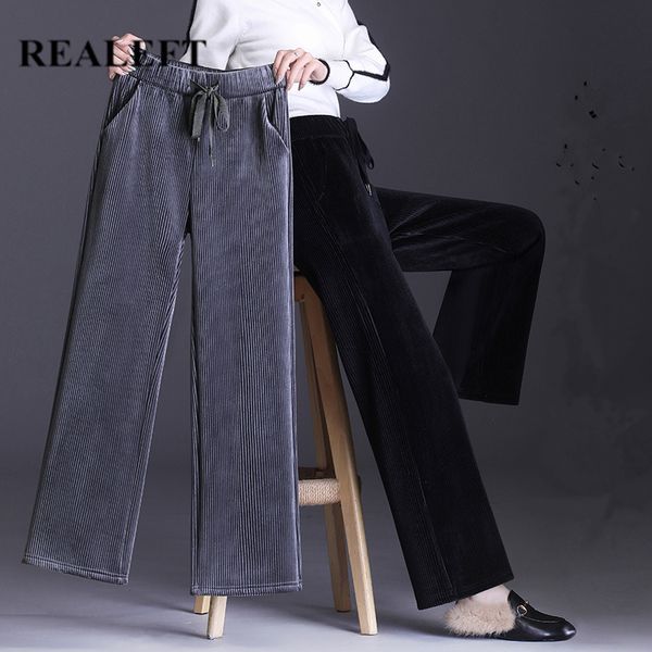 winter women's corduroy trousers wide-legged pants elastic waist gold autumn velvet spa021 210428, Black;white
winter women's corduroy trousers wide-legged pants elastic waist gold autumn velvet spa021 210428, Black;white