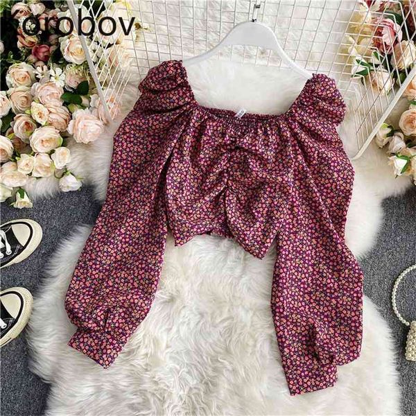 korobov korean elegant women blouses vintage puff sleeve female shirts high waist crop blusas mujer 210430, White
korobov korean elegant women blouses vintage puff sleeve female shirts high waist crop blusas mujer 210430, White