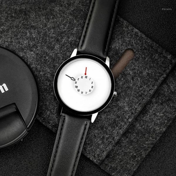 wristwatches 2021 men gift enmex brief design creative black face unique fashion clock quartz watches, Slivery;brown
wristwatches 2021 men gift enmex brief design creative black face unique fashion clock quartz watches, Slivery;brown