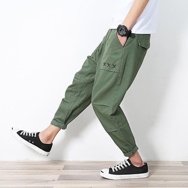 summer men's harem pants linen cotton loose casual baggy flax solid trousers cross calf length for men m-5xl, Black
summer men's harem pants linen cotton loose casual baggy flax solid trousers cross calf length for men m-5xl, Black