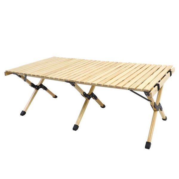 camp furniture camping folding wood table- portable foldable outdoor picnic table egg-roll wooden in a bag for picnic, camp, travel, gar
camp furniture camping folding wood table- portable foldable outdoor picnic table egg-roll wooden in a bag for picnic, camp, travel, gar