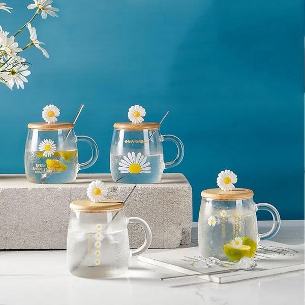 cute pastoral style small daisy glass cups breakfast mug creative office flower tea cup cold drink juice milk wine glasses
cute pastoral style small daisy glass cups breakfast mug creative office flower tea cup cold drink juice milk wine glasses