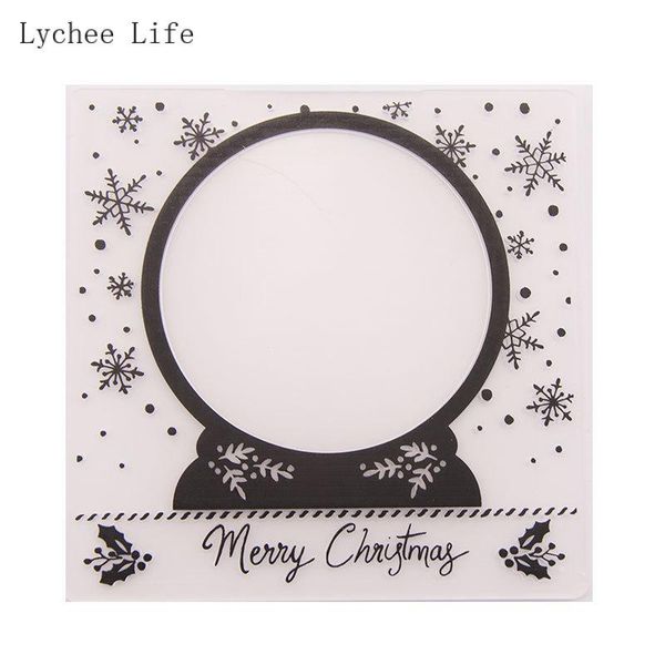 craft tools lychee life merry christmas plastic embossing folders 11x11cm for scrapbooking template diy card making tool
craft tools lychee life merry christmas plastic embossing folders 11x11cm for scrapbooking template diy card making tool