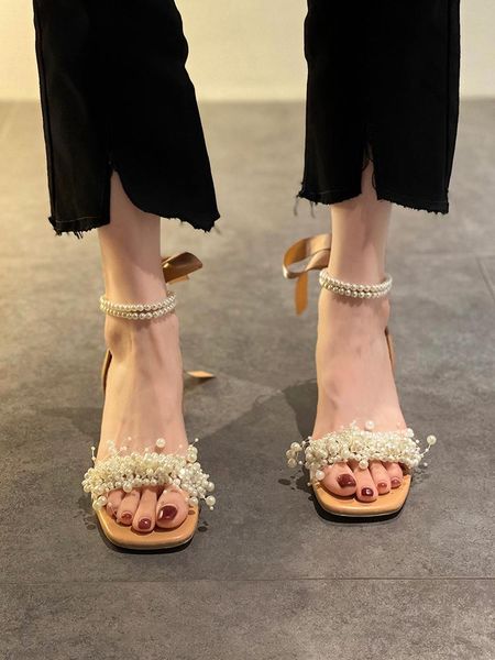 sandals retro woman shoes block heels pearl all-match espadrilles platform suit female beige 2021 summer buckle original chunky, Black
sandals retro woman shoes block heels pearl all-match espadrilles platform suit female beige 2021 summer buckle original chunky, Black