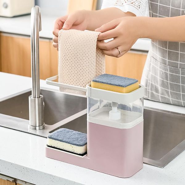 plastic kitchen sink counterliquid dishwashing soap dispenser towel rack sponge drain holder multifunctional storage
plastic kitchen sink counterliquid dishwashing soap dispenser towel rack sponge drain holder multifunctional storage