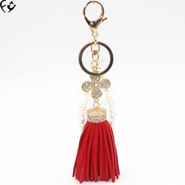 keychains leather fringed clovers key chain of pearls bag following widgets fashionable joker adorn article fangy17080521, Silver
keychains leather fringed clovers key chain of pearls bag following widgets fashionable joker adorn article fangy17080521, Silver