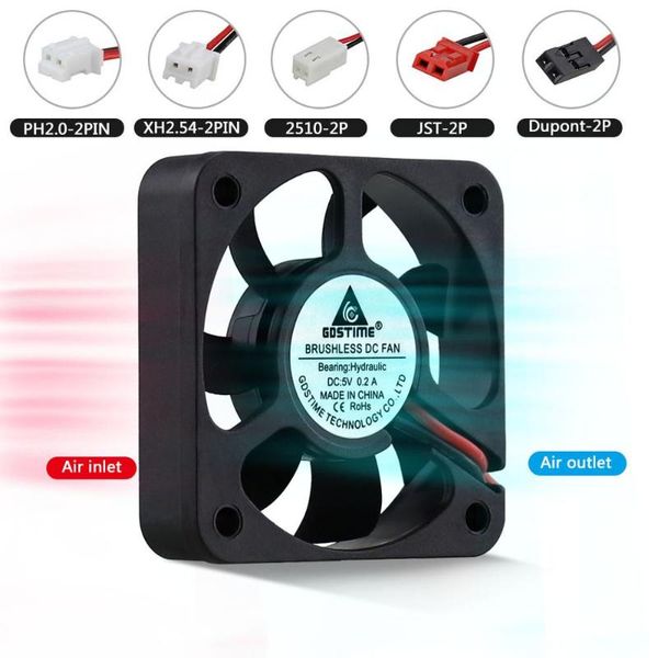 gdstime 5012 5v 5cm 50*50*12mm 50mm 2pin jst dupont connector dc brushless computer cooler cooling fan hydraulic bearing fans & coolings
gdstime 5012 5v 5cm 50*50*12mm 50mm 2pin jst dupont connector dc brushless computer cooler cooling fan hydraulic bearing fans & coolings
