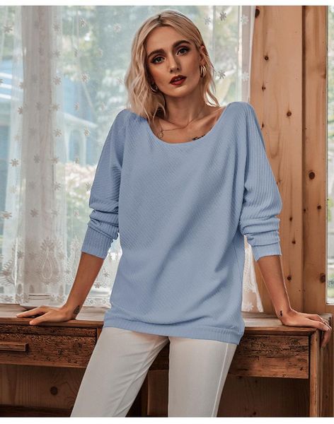 women's t-shirt winter 2021 off shoulder knit threaded casual 10 color plus size bat long sleeve pullover fashion ladies stree, White
women's t-shirt winter 2021 off shoulder knit threaded casual 10 color plus size bat long sleeve pullover fashion ladies stree, White