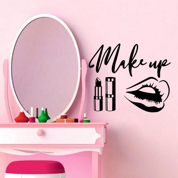 fun make up wall sticker wallpaper for beauty salon decor art decal girls bedroom adesivi da parete stickers
fun make up wall sticker wallpaper for beauty salon decor art decal girls bedroom adesivi da parete stickers