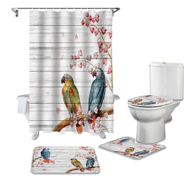 parrot flowers on wooden board shower curtain set for bathroom bath mat rug carpet toilet lid cover bathtub home decor gift curtains
parrot flowers on wooden board shower curtain set for bathroom bath mat rug carpet toilet lid cover bathtub home decor gift curtains