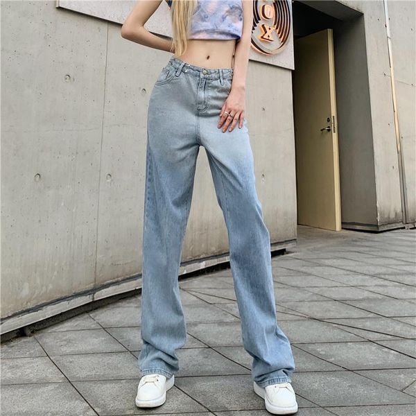 women's jeans 2021 low waist mom fit straight wide leg women summer casual loose denim pants gradient light blue baggy jean female
women's jeans 2021 low waist mom fit straight wide leg women summer casual loose denim pants gradient light blue baggy jean female