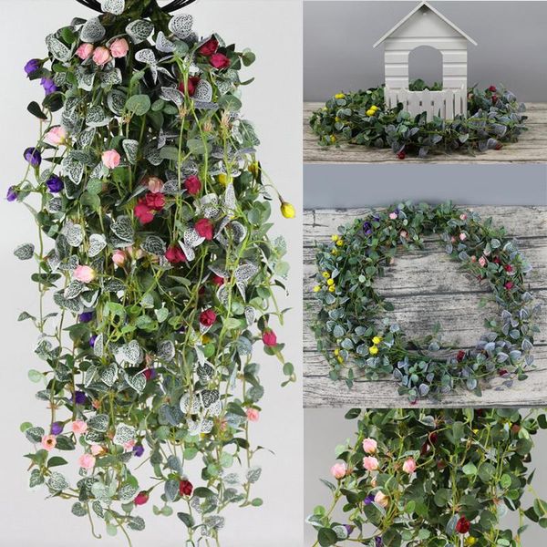 68cm artificial plants wall hanging garland flowers rattan fake plant silk leaf vines for home bedroom wedding decor decorative & wreaths
68cm artificial plants wall hanging garland flowers rattan fake plant silk leaf vines for home bedroom wedding decor decorative & wreaths