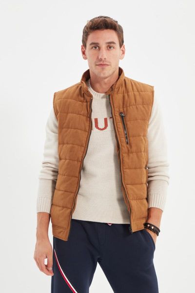men's vests trendyol male crew neck zipper süet vest tmnaw22ye0023, Black;white
men's vests trendyol male crew neck zipper süet vest tmnaw22ye0023, Black;white