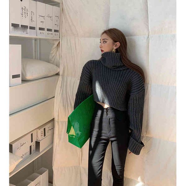 women's sweaters female sweater with a turtleneck, autumn and winter, retro, loose, knitted or crocheted, short, 1ib1, White;black
women's sweaters female sweater with a turtleneck, autumn and winter, retro, loose, knitted or crocheted, short, 1ib1, White;black