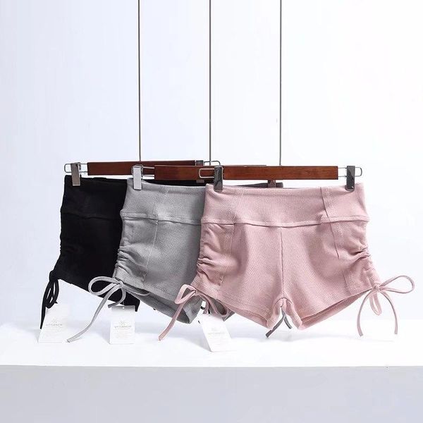 women's shorts 2022 knitted high waist slim drawstring elastic fashion beachwear fitness yoga sports pants, White;black
women's shorts 2022 knitted high waist slim drawstring elastic fashion beachwear fitness yoga sports pants, White;black