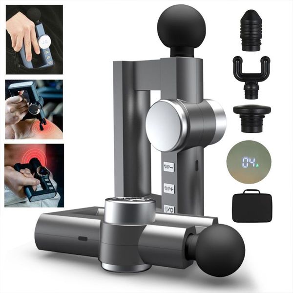 massage gun compress fascia heating muscle relaxation pain relief therapy massager body slimming with lcd display
massage gun compress fascia heating muscle relaxation pain relief therapy massager body slimming with lcd display