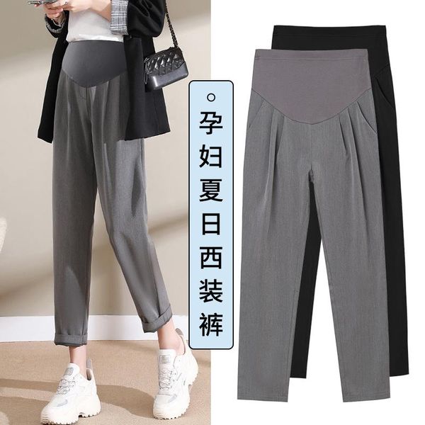 653# summer thin ol maternity straight pants adjustable belly wide leg loose clothes for pregnant women casual pregnancy bottoms, White
653# summer thin ol maternity straight pants adjustable belly wide leg loose clothes for pregnant women casual pregnancy bottoms, White
