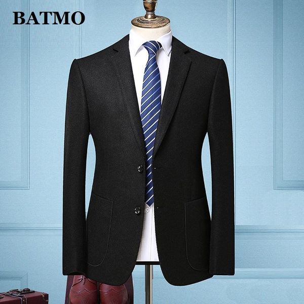men's suits & blazers batmo 2021 arrival single breasted black casual blazer men,fashion jacketa men,plus-size 9903, White;black
men's suits & blazers batmo 2021 arrival single breasted black casual blazer men,fashion jacketa men,plus-size 9903, White;black