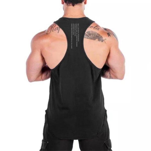 men' tank mesh men muscle singlets fashion sports workout running training gym fitness clothing bodybuilding sleeveless vest, White;black
men' tank mesh men muscle singlets fashion sports workout running training gym fitness clothing bodybuilding sleeveless vest, White;black