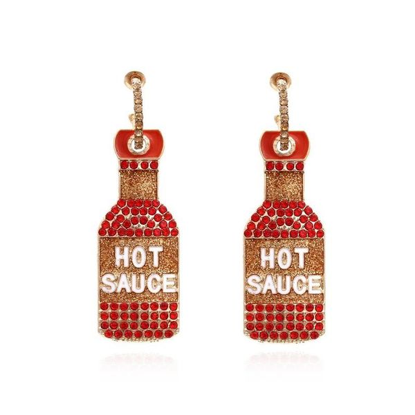 bottle creative earrings for women red color rhinestone cocktail vintage party wholesale jewelry gifts dangle & chandelier, Silver
bottle creative earrings for women red color rhinestone cocktail vintage party wholesale jewelry gifts dangle & chandelier, Silver