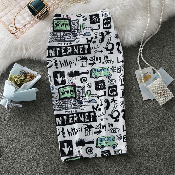 womens pencil skirt summer graffiti abstract symbol print high waist slim skirts step slip plus size female falda, Black
womens pencil skirt summer graffiti abstract symbol print high waist slim skirts step slip plus size female falda, Black