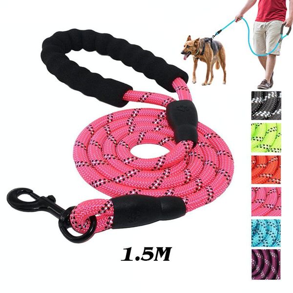 dog collars & leashes 1.5m durable leash nylon rope running walking training reflective design lead belt for medium large
dog collars & leashes 1.5m durable leash nylon rope running walking training reflective design lead belt for medium large