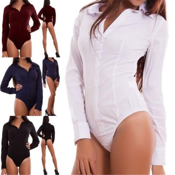 fashion shirts women 2021 casual v-neck long sleeve shirt jumpsuit bodycon button romper body blouse bodysuit women's jumpsuits & romp, Black;white
fashion shirts women 2021 casual v-neck long sleeve shirt jumpsuit bodycon button romper body blouse bodysuit women's jumpsuits & romp, Black;white