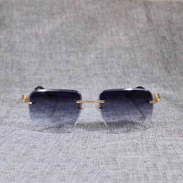 design sunglasses luxury vintage rimless oversize men oculos leopard style square metal shade cutting lens gafas women for outdoor 120, White;black
design sunglasses luxury vintage rimless oversize men oculos leopard style square metal shade cutting lens gafas women for outdoor 120, White;black
