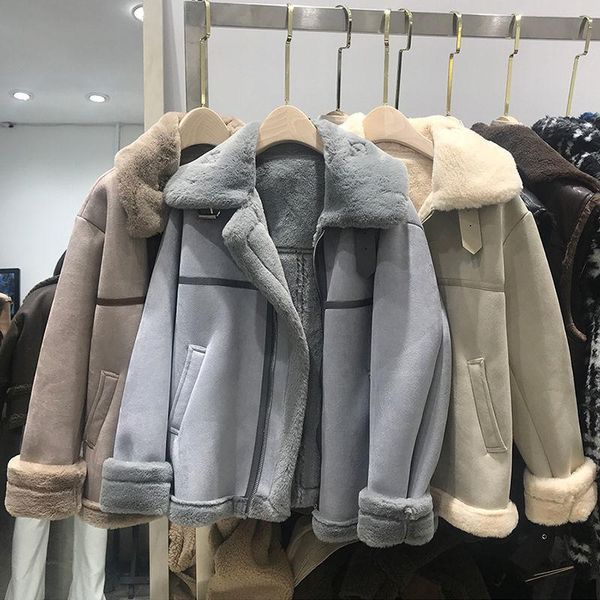 women's leather & faux plus size clothing 4xl 5xl suede moto jacket women winter thick warm fur coats biker outwear coat abrigos mujer, Black
women's leather & faux plus size clothing 4xl 5xl suede moto jacket women winter thick warm fur coats biker outwear coat abrigos mujer, Black