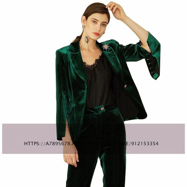 women's two piece pants 2-piece velvet business slim fit work wear pointed lapel warm blazer +, White
women's two piece pants 2-piece velvet business slim fit work wear pointed lapel warm blazer +, White