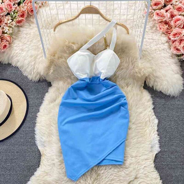 fashion dress female summer bodycon mini dresses colorblock high waist tight dresses woman party off shoulde halter dress, Black;gray
fashion dress female summer bodycon mini dresses colorblock high waist tight dresses woman party off shoulde halter dress, Black;gray