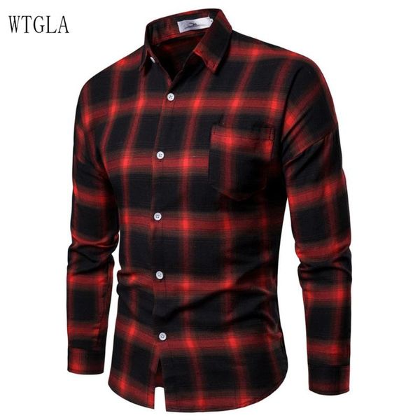 men's casual shirts spring autumn fashion business man leisure plaid printing long-sleeved shirt blouse daily office camisas de hombre, White;black
men's casual shirts spring autumn fashion business man leisure plaid printing long-sleeved shirt blouse daily office camisas de hombre, White;black