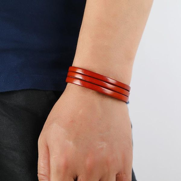 charm bracelets trendy cowhide leather bracelet for men simplicity vintage multi layer wrap braclet pulsera hombre wristband accessories arm, Golden;silver
charm bracelets trendy cowhide leather bracelet for men simplicity vintage multi layer wrap braclet pulsera hombre wristband accessories arm, Golden;silver