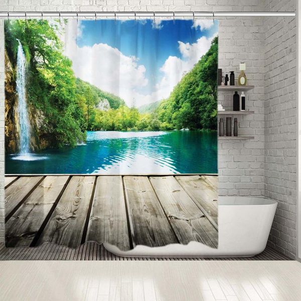 shower curtains curtain waterfall and wood pier in deep forest of croatia mountain view waterscape blue green teal
shower curtains curtain waterfall and wood pier in deep forest of croatia mountain view waterscape blue green teal