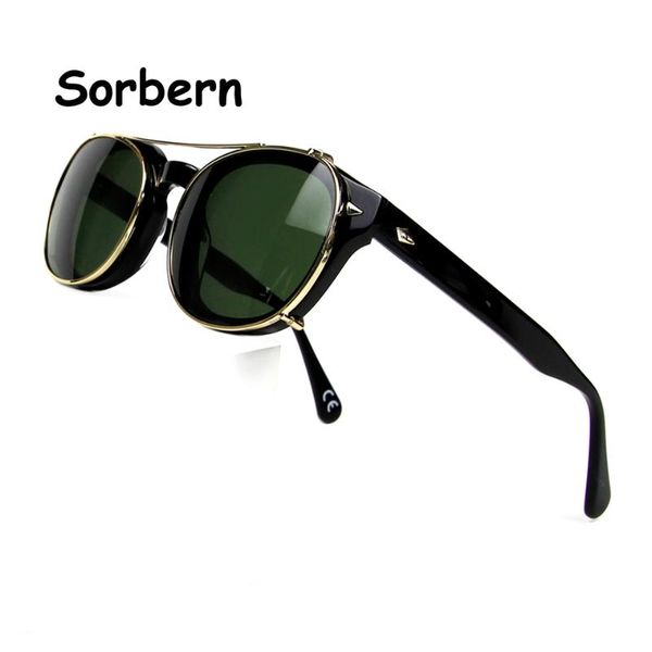 vintage polarized acetate frame glasses with clip on sun for men small medium round women tinted lens retro shades sunglasses, White;black
vintage polarized acetate frame glasses with clip on sun for men small medium round women tinted lens retro shades sunglasses, White;black