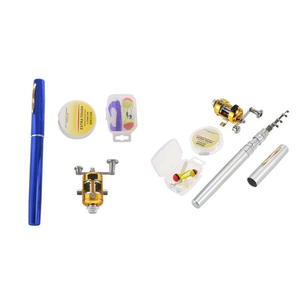 boat fishing rods 2set rod reel combo set, mini portable pocket pen pole,fishing reel(silver&blue)
boat fishing rods 2set rod reel combo set, mini portable pocket pen pole,fishing reel(silver&blue)