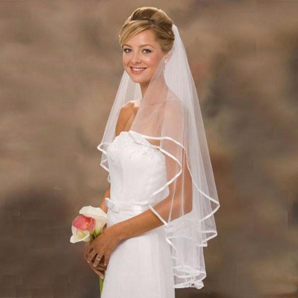 bridal veils white ivory 1.5 meters with comb two layers in stock wedding accessory party veil, Black
bridal veils white ivory 1.5 meters with comb two layers in stock wedding accessory party veil, Black